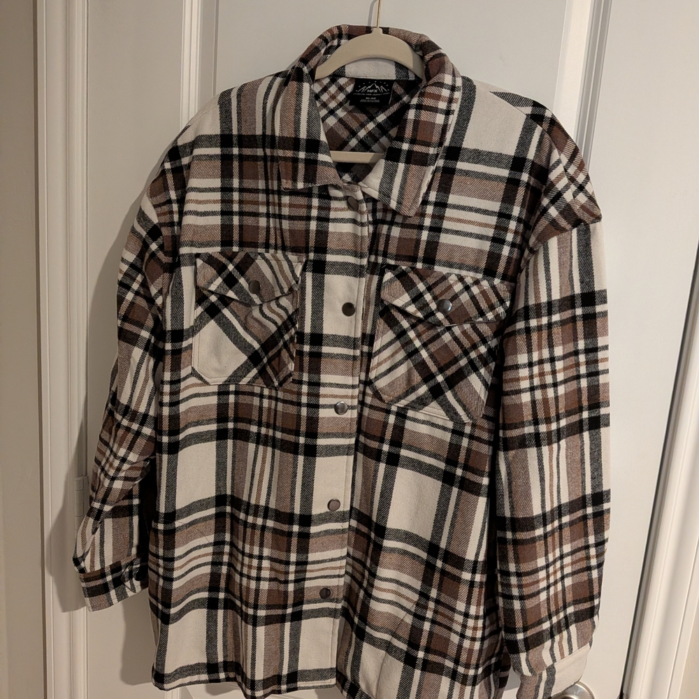 Plaid Utility Jacket
